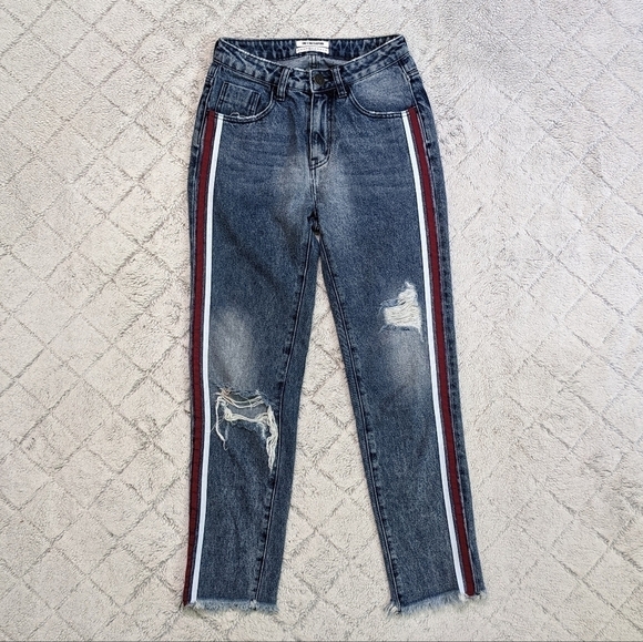 One by Oneteaspoon High Waist Awesome Baggies Jeans Women's 26 Relaxed Fit - Picture 2 of 8